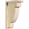Ekena Millwork Alpine Rough Sawn Corbel w/Backplate, Douglas Fir, 6"W x 10"D x 18"H COR06X10X18ALP01RDF - alternate 1